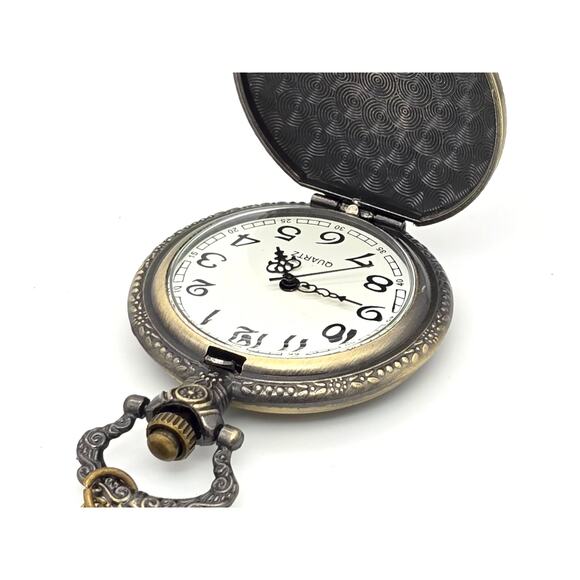 Marines Enamel Pocket Watch - USMC Gift, Military Keepsake Retirement Graduation - Picture 4 of 9